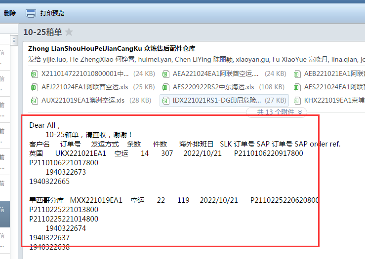 邮箱内容错乱了，帮忙看下是什么原因？