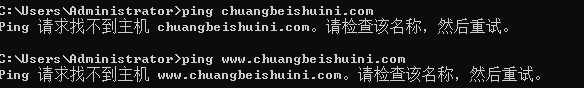 chuangbeishuini.com  这个域名备案下来了