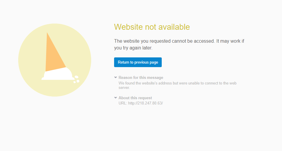 web site 无法从澳洲访问。Web远程桌面无法访问