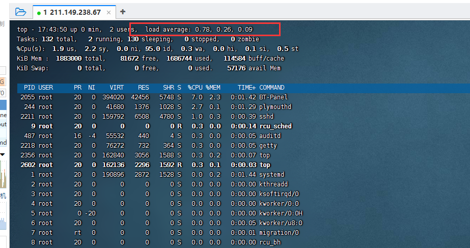 一直持续很高,所有网站数据库报错
