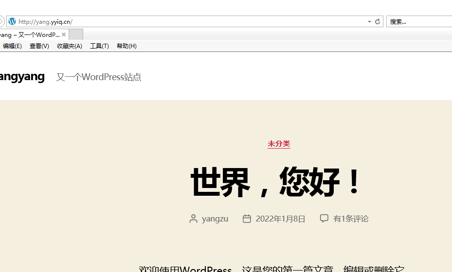 网站后台提交新的文章后显示这个截图