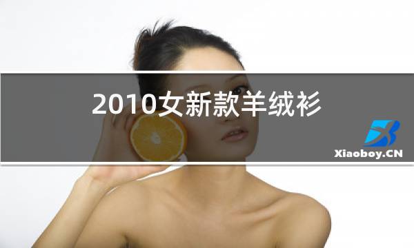 2010女新款羊绒衫图片