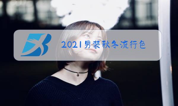 2021男装秋冬流行色图片