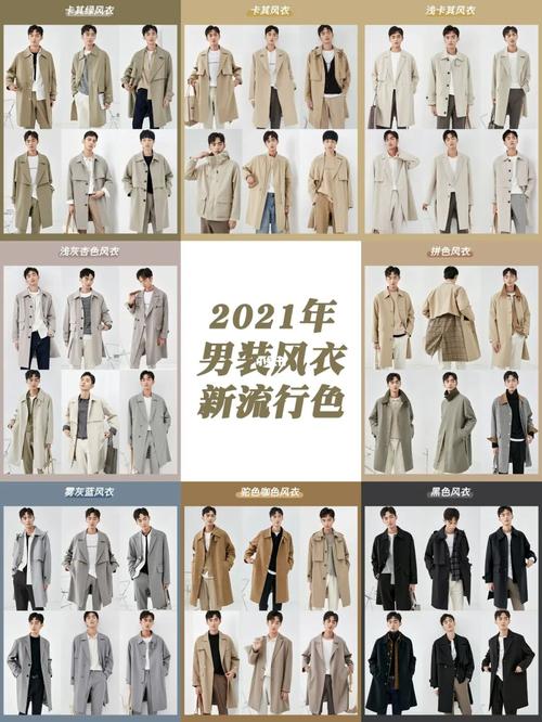 2021年男装秋冬流行款式颜色配图