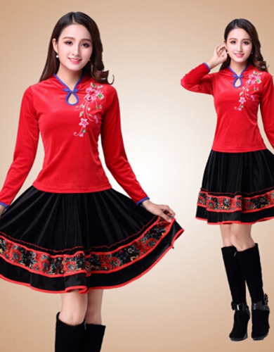 广场舞服装女冬款配图
