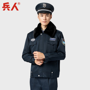 保安服装图片大全 冬装有援带配图