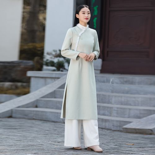 茶服冬装女装图片配图