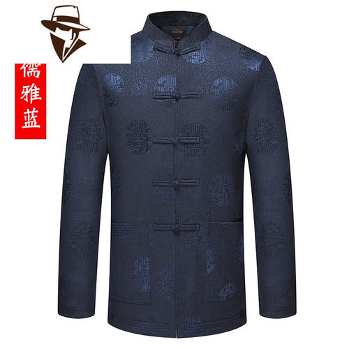 冬季男士唐装服饰图片配图