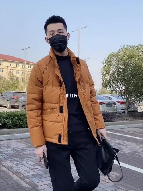 冬季男装羽绒服搭配图片配图