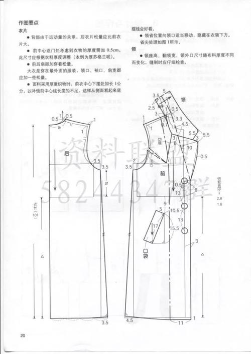 冬款套装的裁剪方法配图