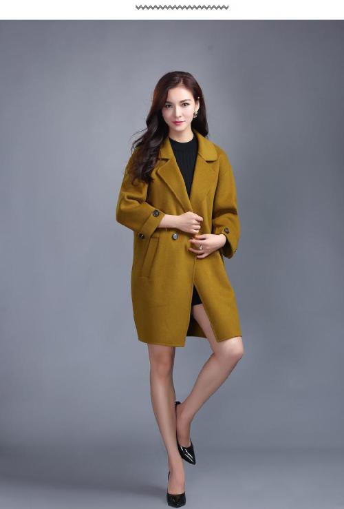 韩版大衣 冬装 时尚配图