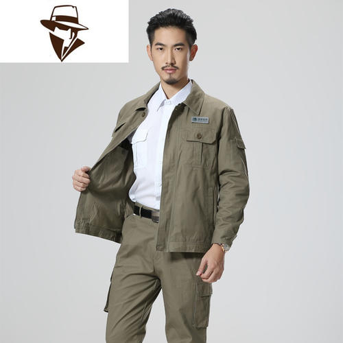 男士冬季工作服套装配图