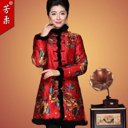 女唐装秋冬款配图