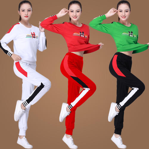 跳舞衣服秋冬款套装配图
