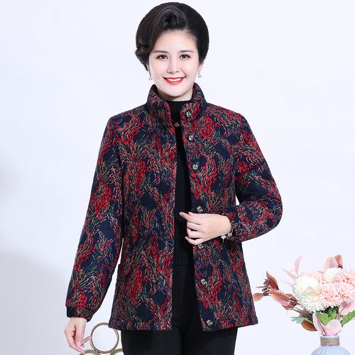 夕阳红衣服女装冬装配图