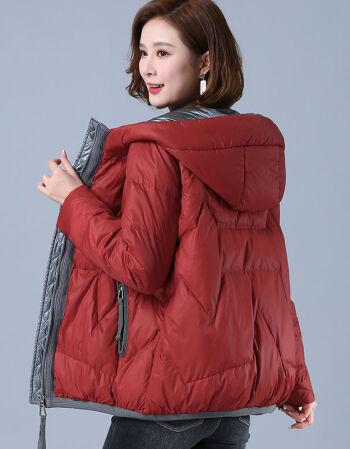羽绒服女装短款配图