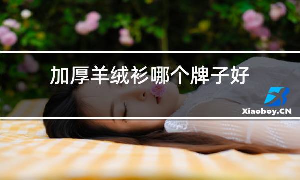 加厚羊绒衫哪个牌子好图片