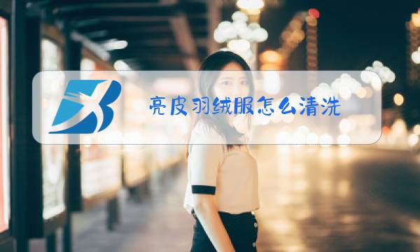 亮皮羽绒服怎么清洗图片