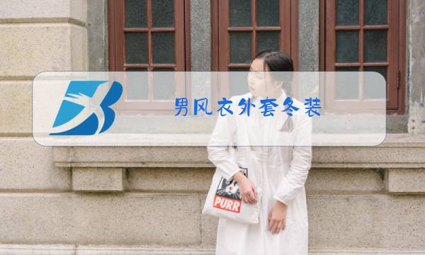 男风衣外套冬装图片