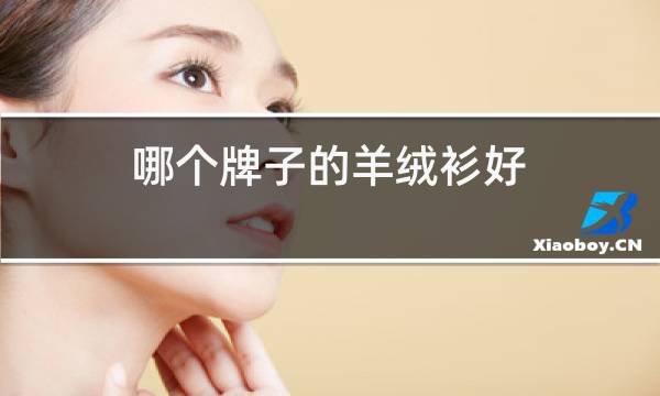 哪个牌子的羊绒衫好图片