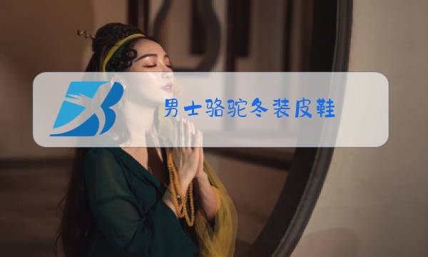 男士骆驼冬装皮鞋图片