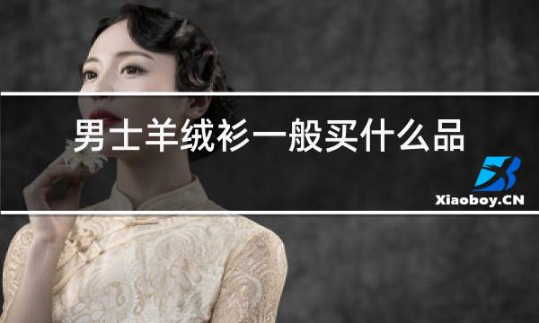 男士羊绒衫一般买什么品牌图片