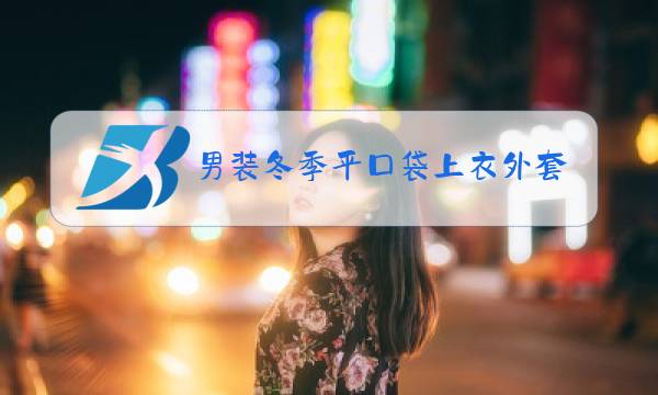 男装冬季平口袋上衣外套图片