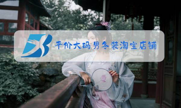 平价大码男冬装淘宝店铺图片