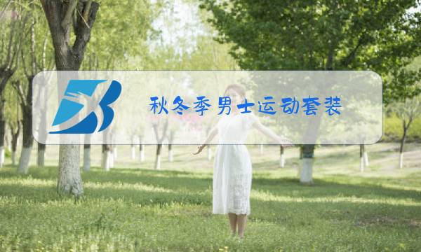 秋冬季男士运动套装图片