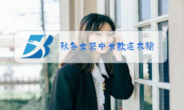 秋冬女装中长款连衣裙图片