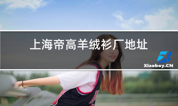 上海帝高羊绒衫厂地址图片