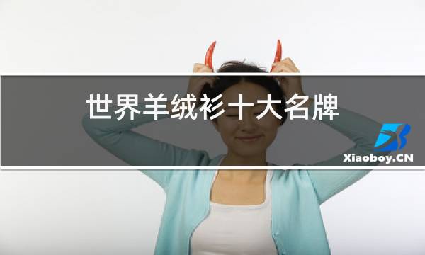 世界羊绒衫十大名牌图片