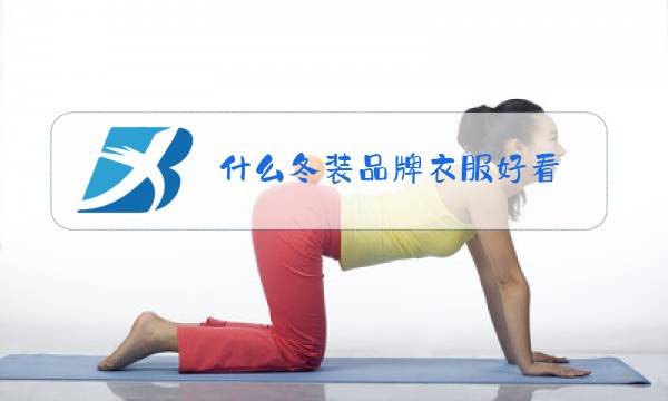 什么冬装品牌衣服好看图片