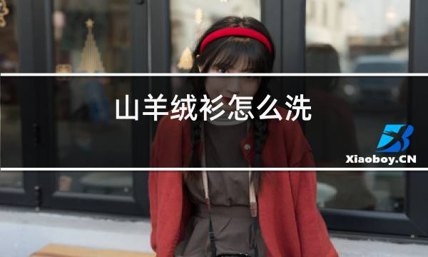 山羊绒衫怎么洗图片