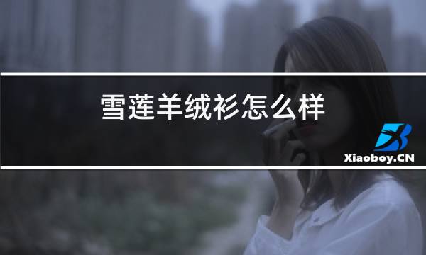 雪莲羊绒衫怎么样图片