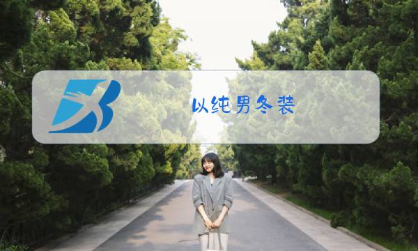 以纯男冬装图片