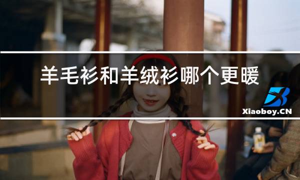 羊毛衫和羊绒衫哪个更暖和图片