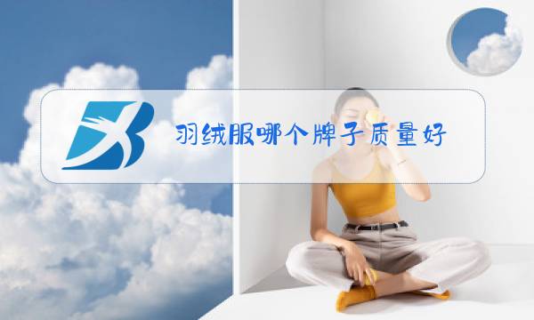 羽绒服哪个牌子质量好图片
