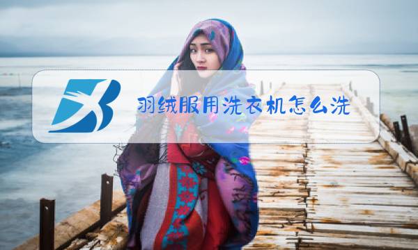 羽绒服用洗衣机怎么洗图片