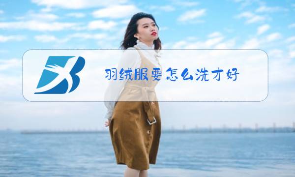 羽绒服要怎么洗才好图片
