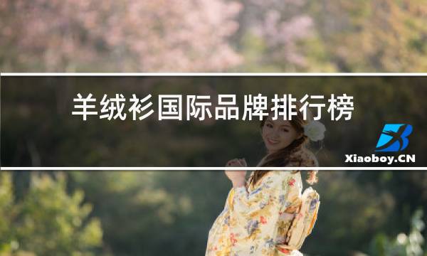 羊绒衫国际品牌排行榜图片