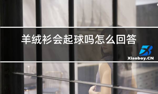 羊绒衫会起球吗怎么回答图片