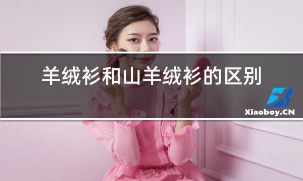 羊绒衫和山羊绒衫的区别图片