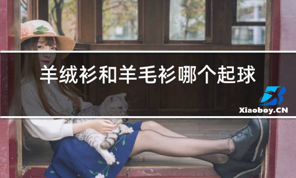 羊绒衫和羊毛衫哪个起球严重图片