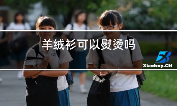 羊绒衫可以熨烫吗图片