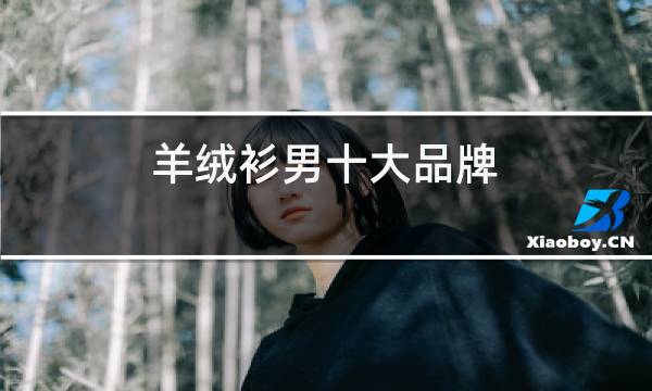 羊绒衫男十大品牌图片