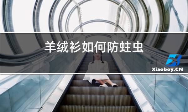 羊绒衫如何防蛀虫图片