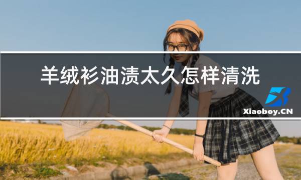 羊绒衫油渍太久怎样清洗图片