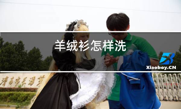 羊绒衫怎样洗图片