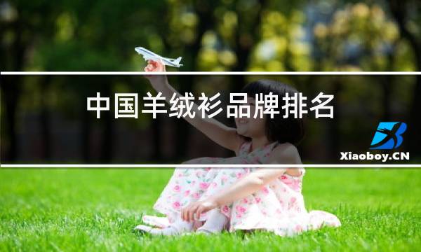 中国羊绒衫品牌排名图片